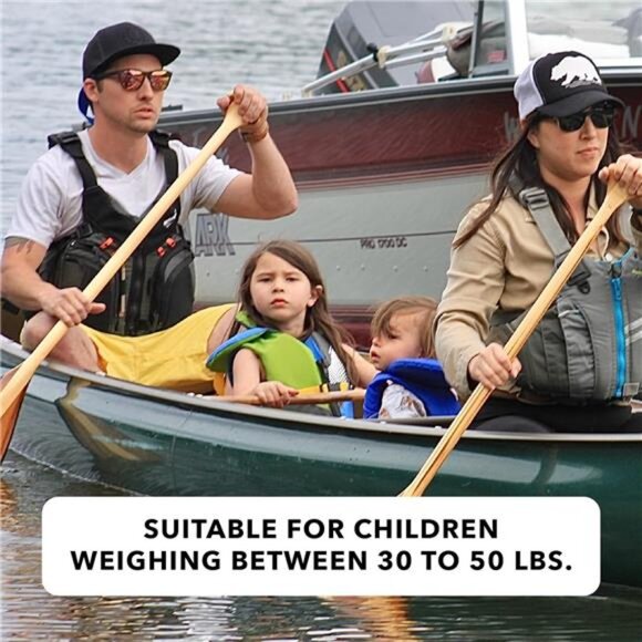 Kids Child Life Jacket, US Coast Guard‎ Approved, Type III Life Vest for Boys - Picture 7 of 7